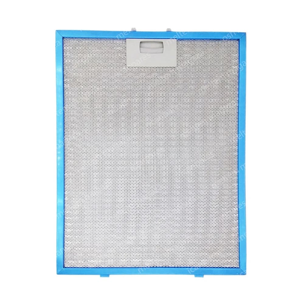3 adet Zanussi İle Uyumlu EN 31,2 cm BOY 40 cm - Arka Tırnak 12,5 cm Aspiratör Davlumbaz Metal Yağ Filtresi